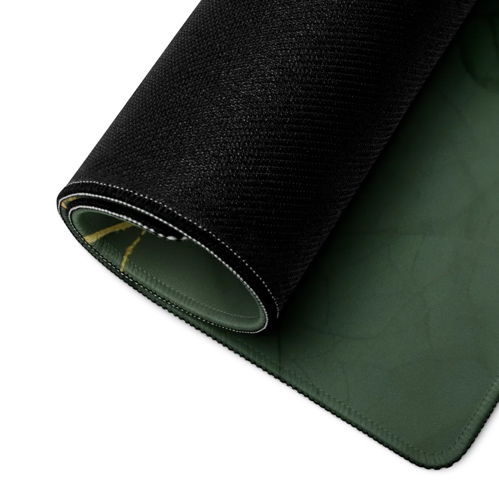 Bureaumat - Marble Green Gold Subtle