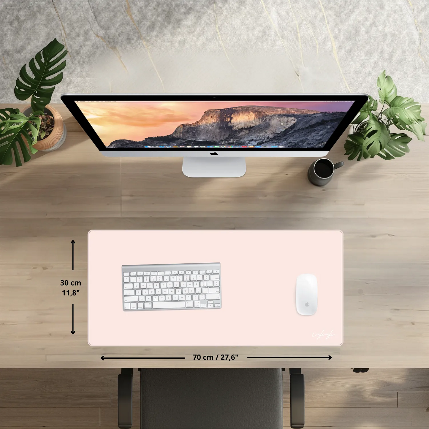 Bureaumat - Pastel Pink