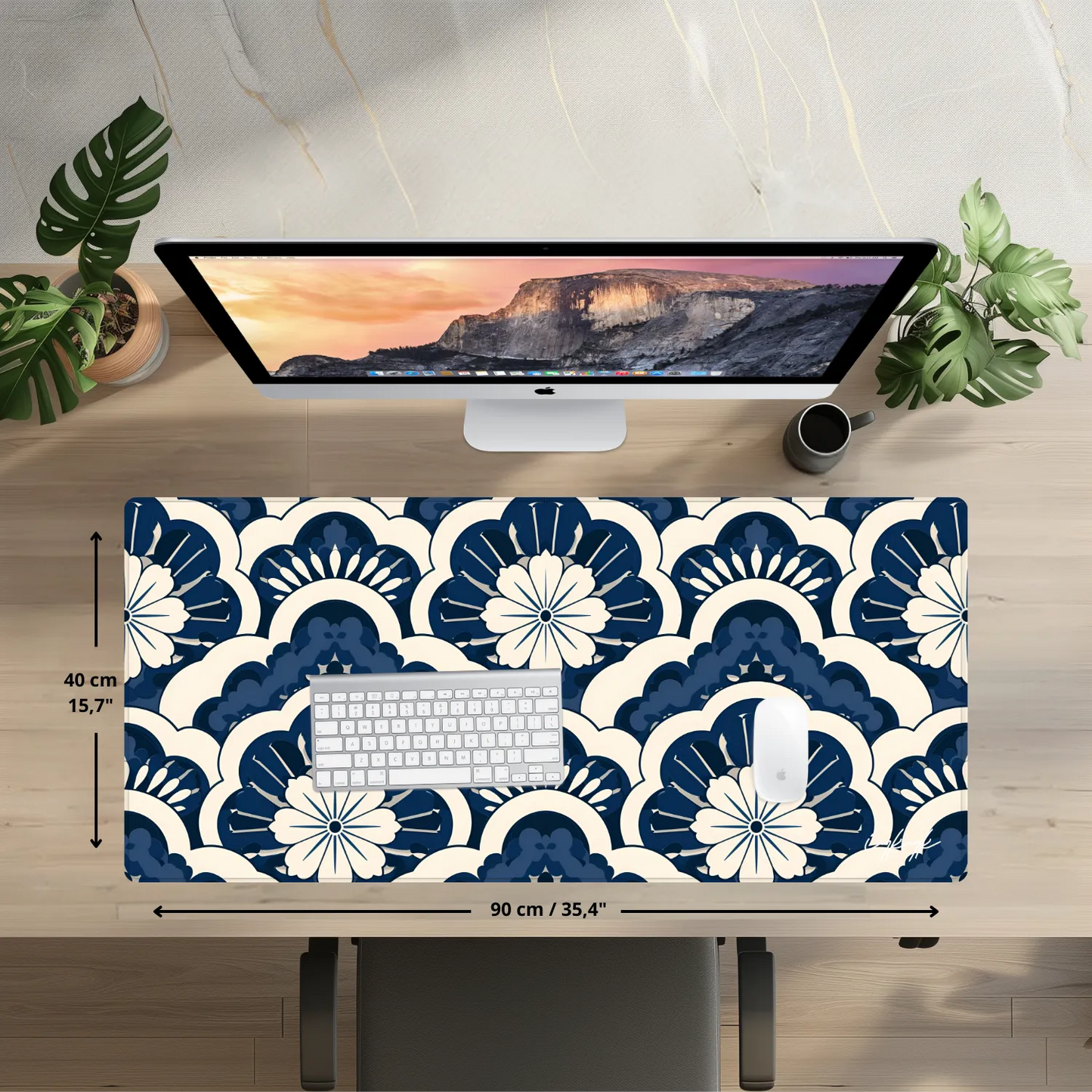 Bureaumat - Toyko Crest Blue