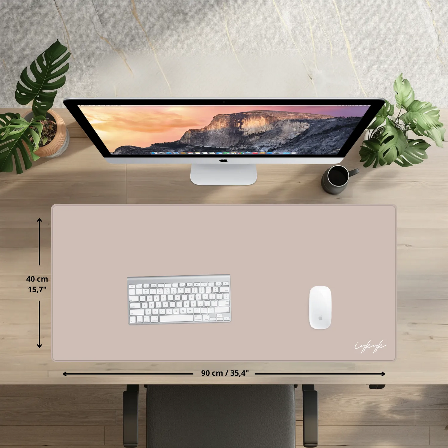 Bureaumat Vintage Pink
