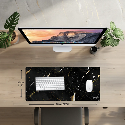Bureaumat Marble Black Gold