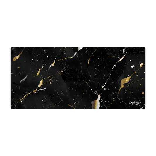 Bureaumat Marble Black Gold
