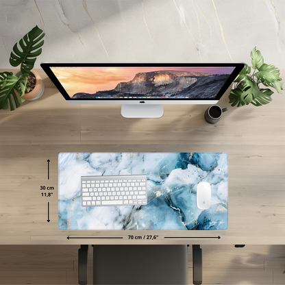 Bureaumat Marble Blue