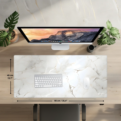 Bureaumat - Marble Misty White