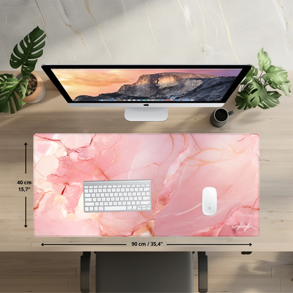 Bureaumat Marble Pink