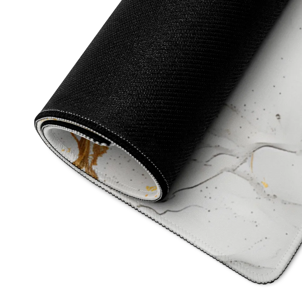 Bureaumat Marble White Gold