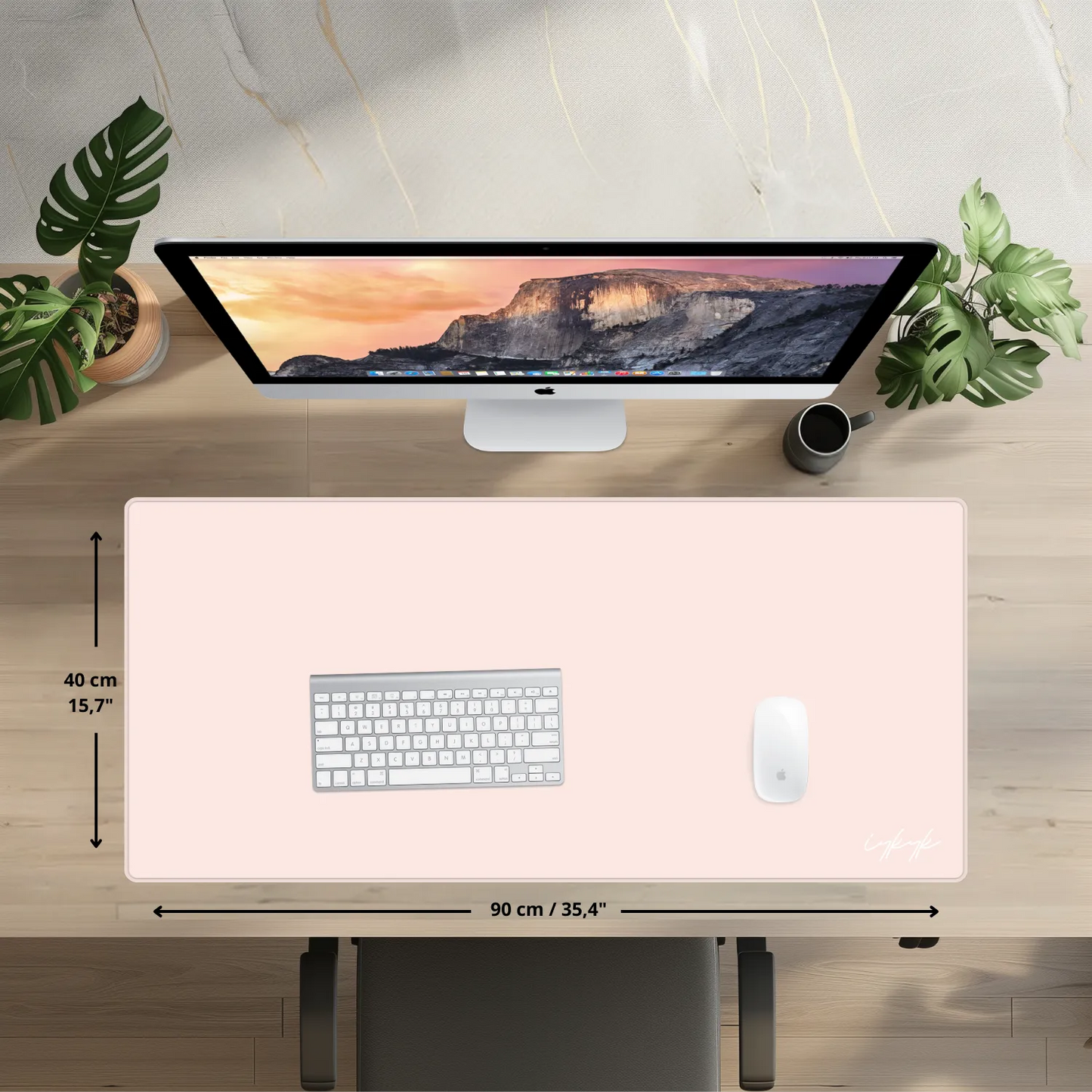 Bureaumat - Pastel Pink